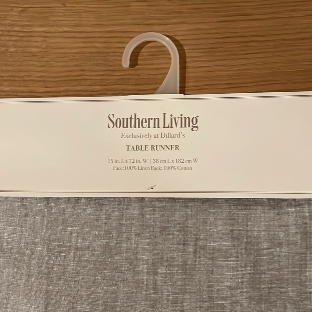 Southern Living Linen Table Runners, NWT